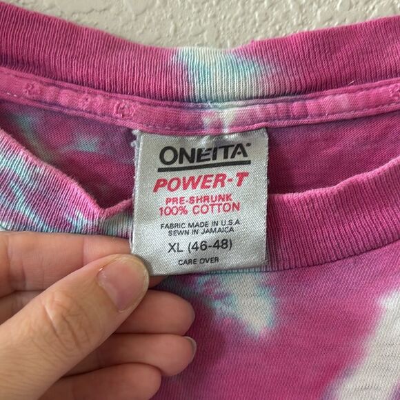 VINTAGE PINK FLOYD Short Sleeve Tee size XL Oneita - Picture 2 of 9